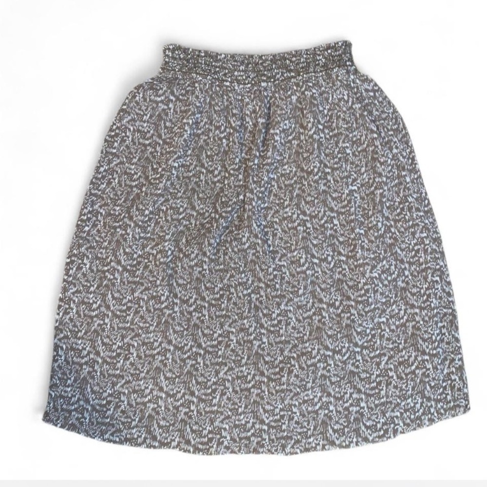 Good hart Matilda Jane midi skirt floral light brown and cream broomstick midi L